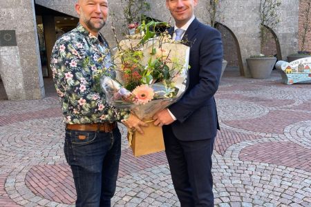 Flora Bloemisten - Wethouder Duurzame Economie Paul Guldemond - Zwolle.jpg