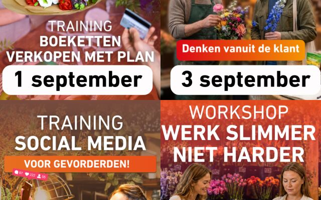 Nieuwe trainingen ingepland!