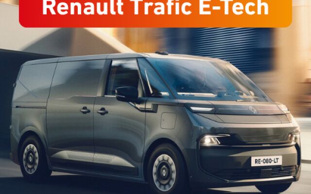 Renault presenteert Trafic E-Tech electric