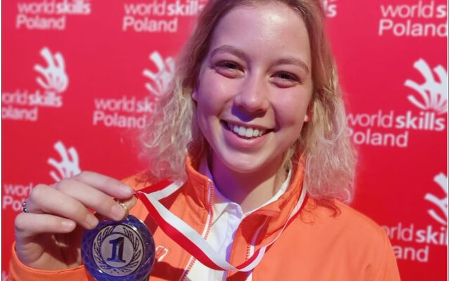 Bente van Meurs wint goud op de Internationale Skills in Polen