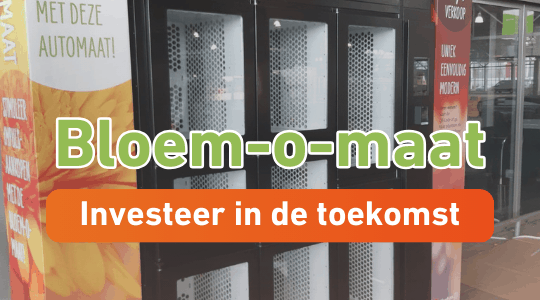 Met een bloem-o-maat investeert de bloemist in de toekomst