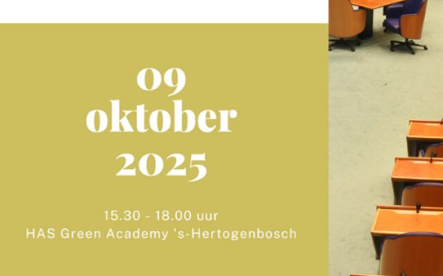 Het Grote Tuinbouwdebat op 9 oktober