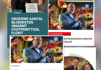 Groeiend aantal bloemisten omarmt footprinttool FlorIT
