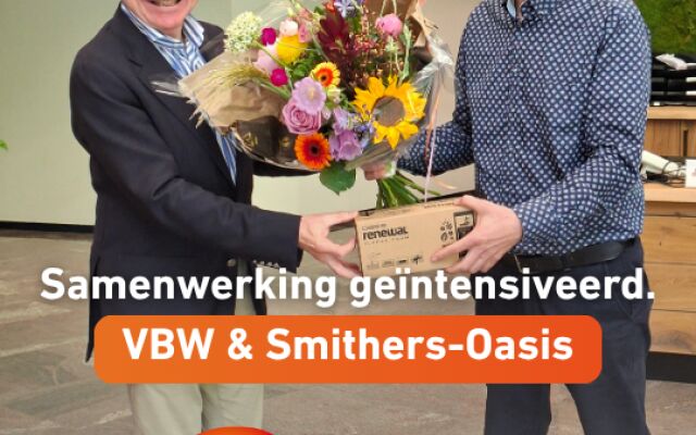 VBW en Smithers-Oasis intensiveren samenwerking