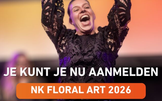 VBW organiseert het NK Floral Art 2026 voor Junioren en Senioren