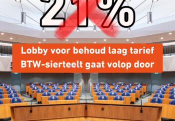 Lobby voor behoud laag tarief BTW-sierteelt gaat volop door!