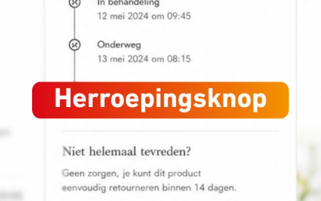 Verplichte herroepingsknop: controleer of je webshop aan de regels voldoet