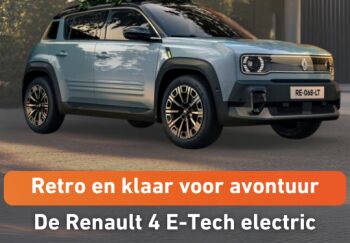 De nieuwe Renault 4 E-Tech electric: retro, slim en klaar voor avontuur